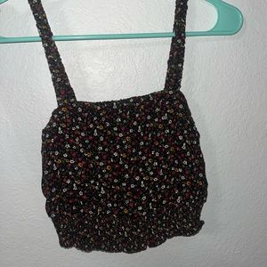 Cute floral crop top